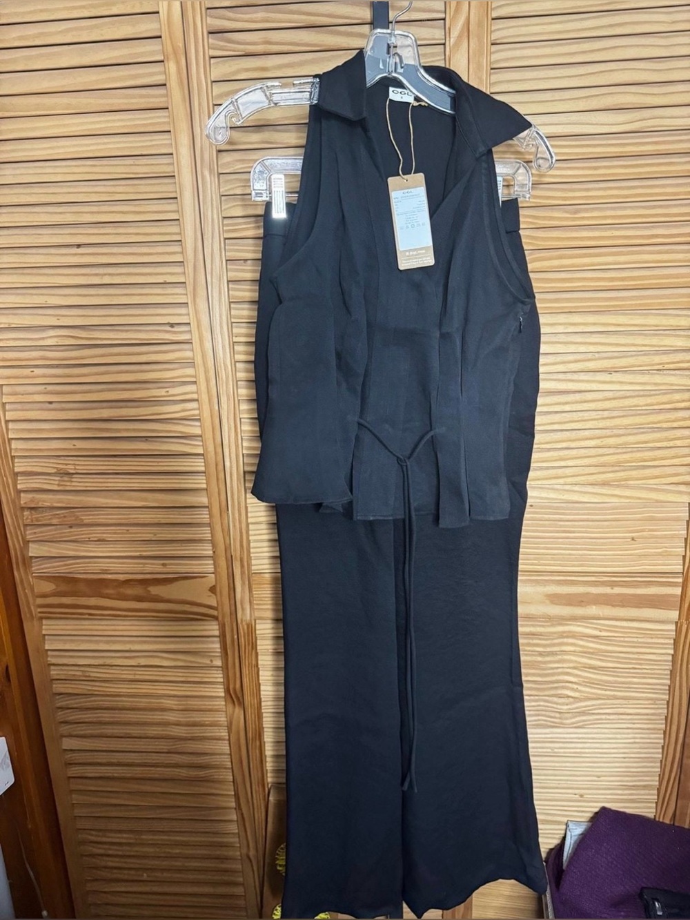 OGL High Rise Flared Pant with Pockets - Picture 3 of 4